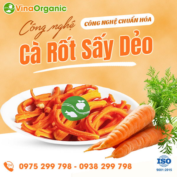 Chuyển giao công nghệ cà rốt sấy dẻo tốt cho sức khỏe