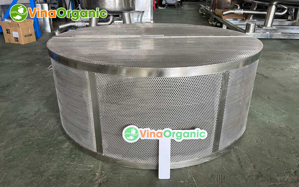VinaOrganic giới thiệu giỏ chiên chân không, được làm từ inox 304 sáng, bền. Liên hệ ngay hotline 0938299798 – 0975299798 - 0948299798