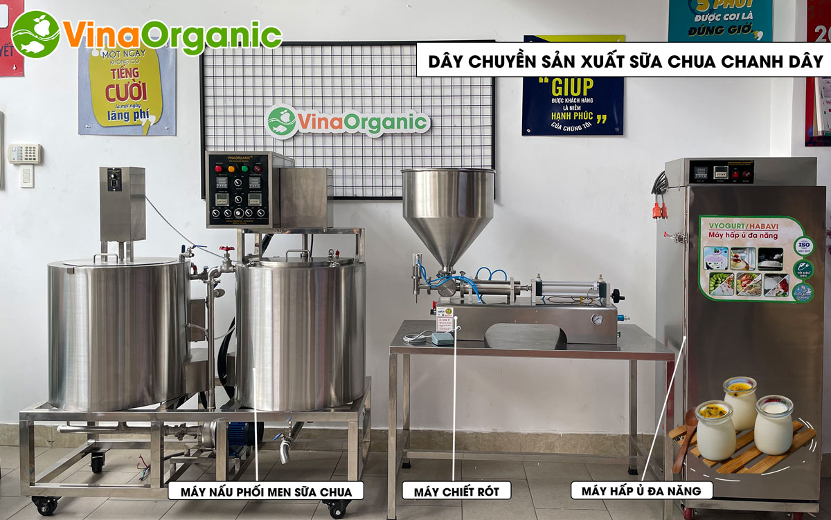 VinaOrganic sẵn sàng chuyển giao Công nghệ Sữa chua chanh dây mềm mịn, không tách nước. Liên hệ 0975299798 - 0938299798 ngay!