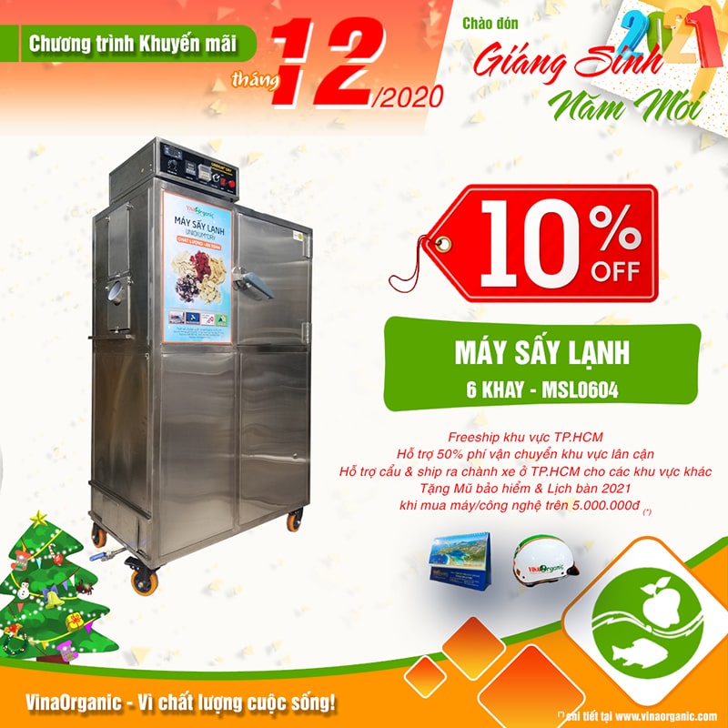Chương trình ưu đãi khủng tháng 12, giảm giá sâu và quà tặng kèm hấp dẫn từ VinaOrganic. Hotline tư vấn 0938299798 - 0975299798 - 0948299798