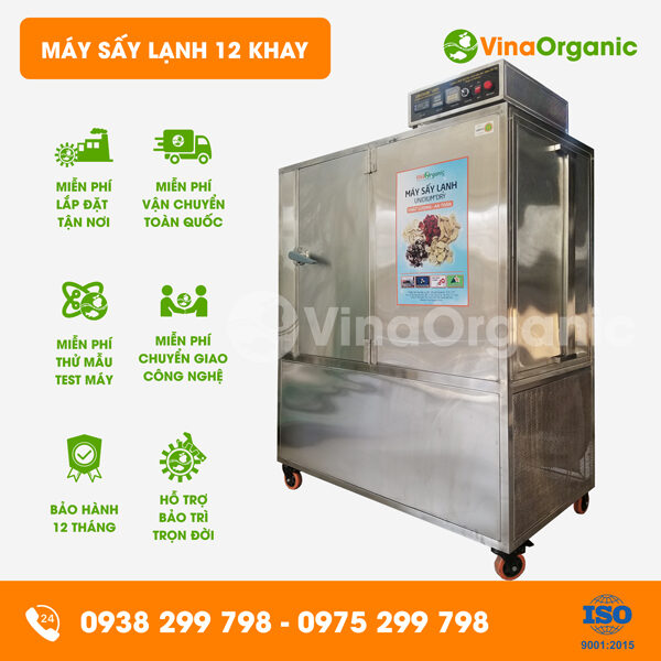 MSL1244 - Máy sấy lạnh 12 khay (40x40cm) sấy thảo dược