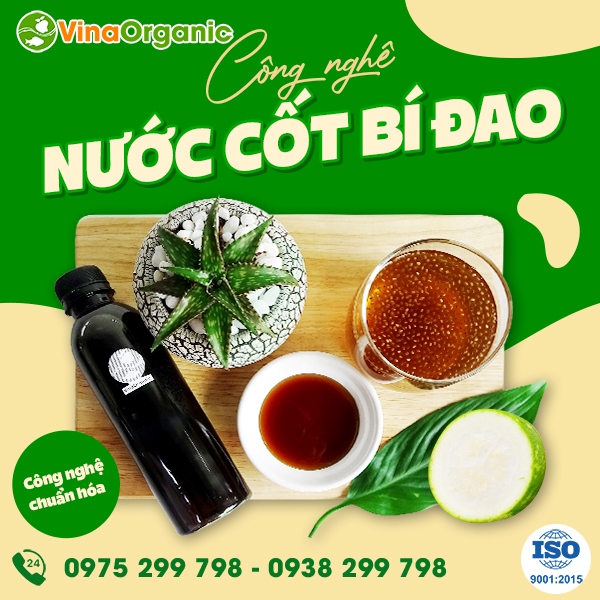 Chuyển giao công nghệ nước cốt bí đao cô đặc thanh mát thơm ngon
