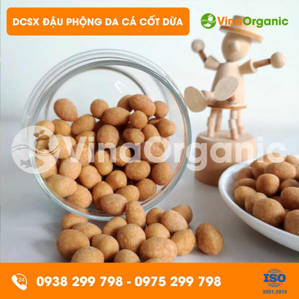 Dây chuyền sản xuất Đậu phộng da cá cốt dừa 10kg/mẻ