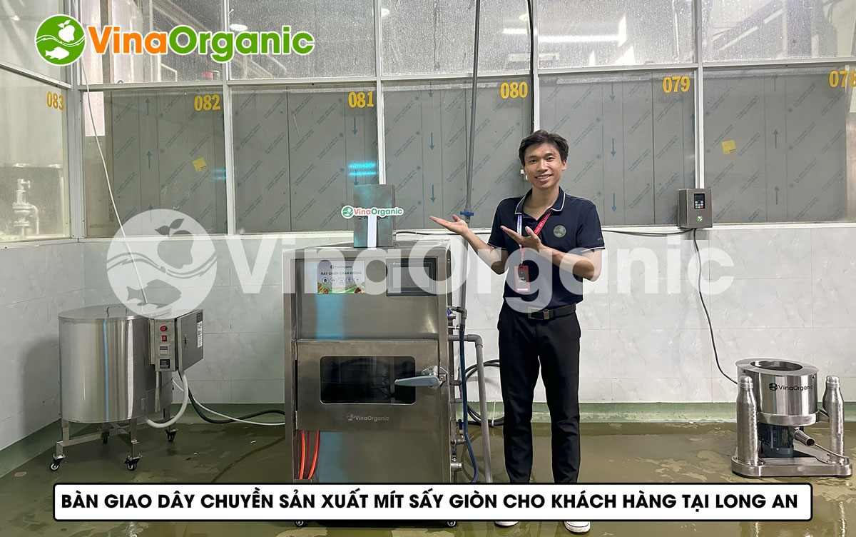 VinaOrganic cung cấp dây chuyền sản xuất Snack khoai lang, khoai lang sấy giòn, inox 304. tiết kiệm chi phí. Hotline/zalo: 0938299798 - 0975299798