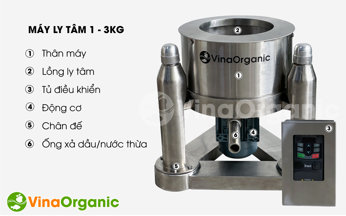 Máy ly tâm mini quay siêu nhanh, full Inox 304, có biến tần, 1 - 3kg, chuyên tách dầu, nước ra khỏi sản phẩm. LH: 0938299798 – 0975299798