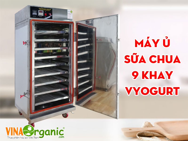 Ủ sữa chua tùy vào năng suất và yêu cầu trong quá trình sản xuất mà lựa chọn loại máy ủ sữa chua phù hợp như 3 khay, 6 khay, 9 khay.