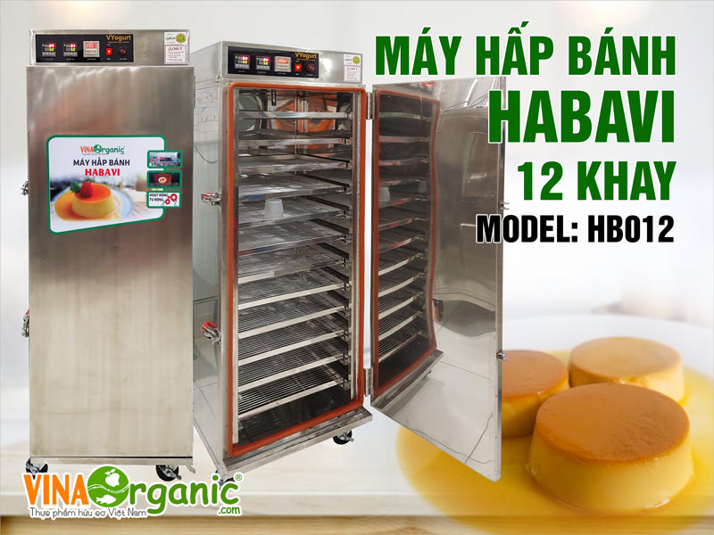 Máy hấp bánh Habavi để hấp bánh flan đa dạng với nhiều model. Thích hợp hấp bánh flan từ hộ gia đình, các cửa hàng hay quy mô sản xuất lớn.