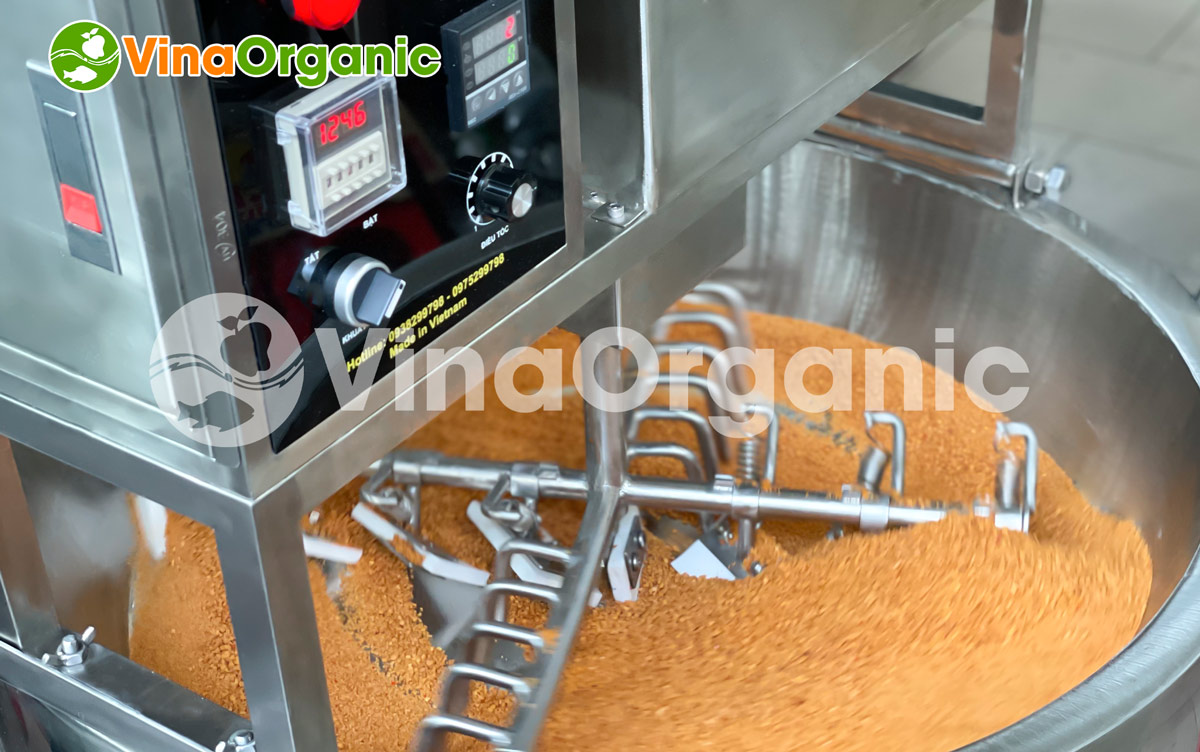 Hệ thống máy rang của VinaOrganic được thiết kế đa dạng, chuyên biệt cho từng loại nguyên liệu. Liên hệ Hotline: 0975299798