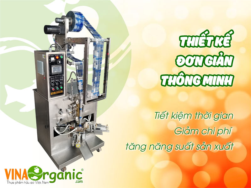 Máy đói gói sữa chua túi tam giác DGSC60 của VinaOrganic có thiết kế nhỏ, gọn, nhẹ ít chiếm diện tích và nhiều ưu điểm khác nữa. Hãy cùng...