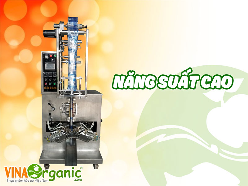 Máy đói gói sữa chua túi tam giác DGSC60 của VinaOrganic có thiết kế nhỏ, gọn, nhẹ ít chiếm diện tích và nhiều ưu điểm khác nữa. Hãy cùng...