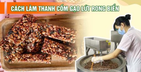 VinaOrganic chuyển giao công nghệ sản xuất thanh cơm gạo lứt chất lượng cao. Hotline 0938299798 - 0975299798 - 0948299798 - 0766299798