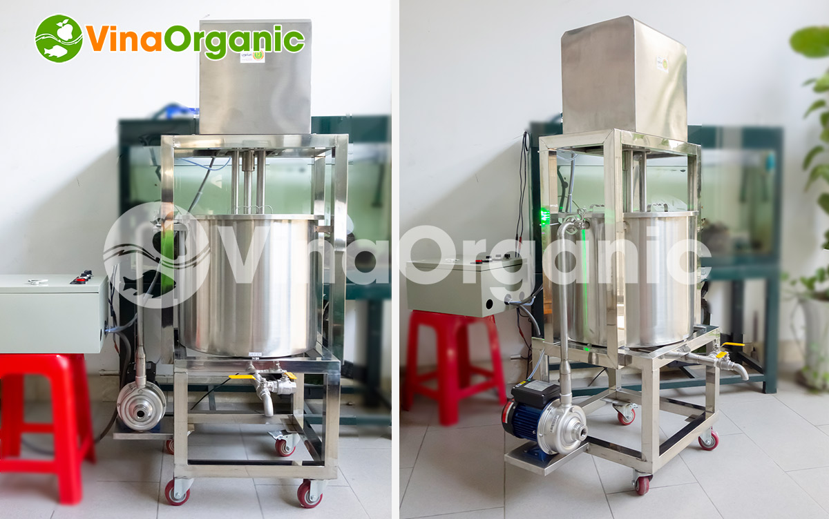 VinaOrganic cung cấp máy nhũ hóa sữa 50L chất lượng cao, full inox 304, tiết kiệm điện. LH Hotline/Zalo: 0938299798 - 0975299798 để được tư vấn!