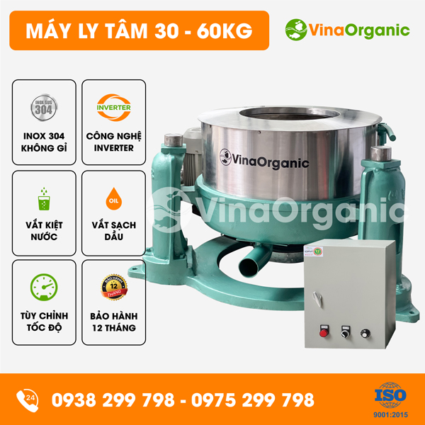 LT7535 - Máy ly tâm 30 - 60kg có biến tần, vắt dầu, vắt nước thực phẩm