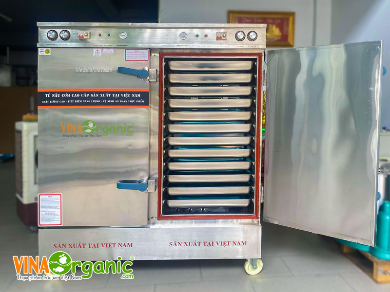 VinaOrganic cung cấp tủ nấu cơm công nghiệp chất lượng cao. Hotline 0938299798 - 0975299798 - 0948299798 - 0766299798