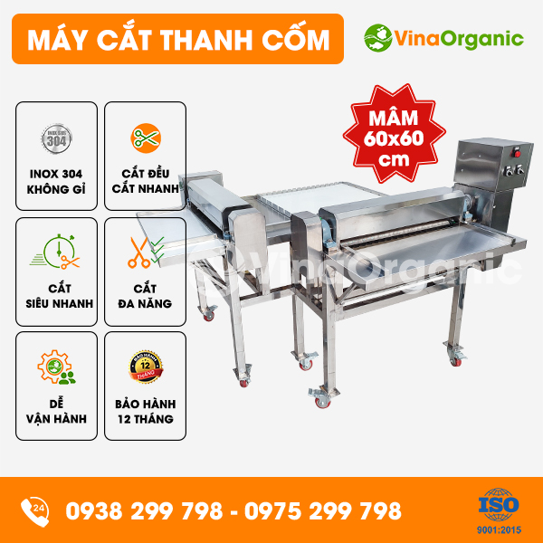 MCB66-11 - Máy cắt bánh, cắt thanh gạo lứt (mâm 60x60cm) đa dụng
