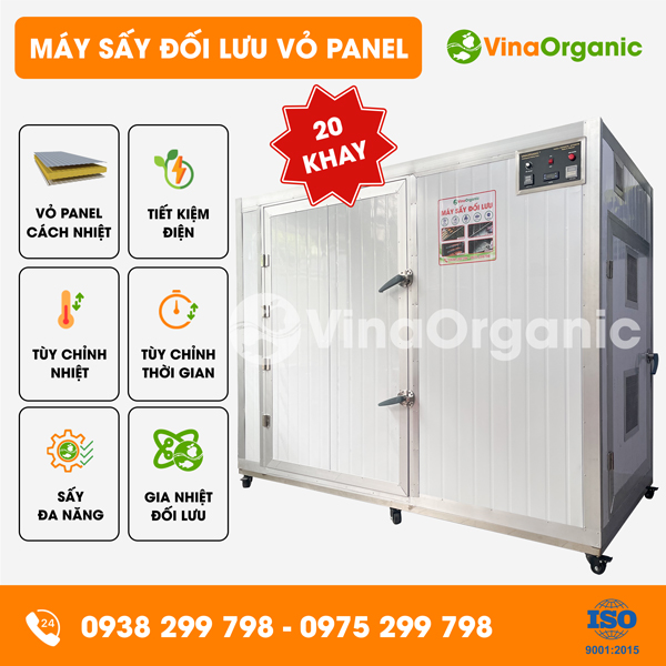 MSP2011 - Máy sấy vỏ Panel 20 khay (1mx1m) chất lượng cao