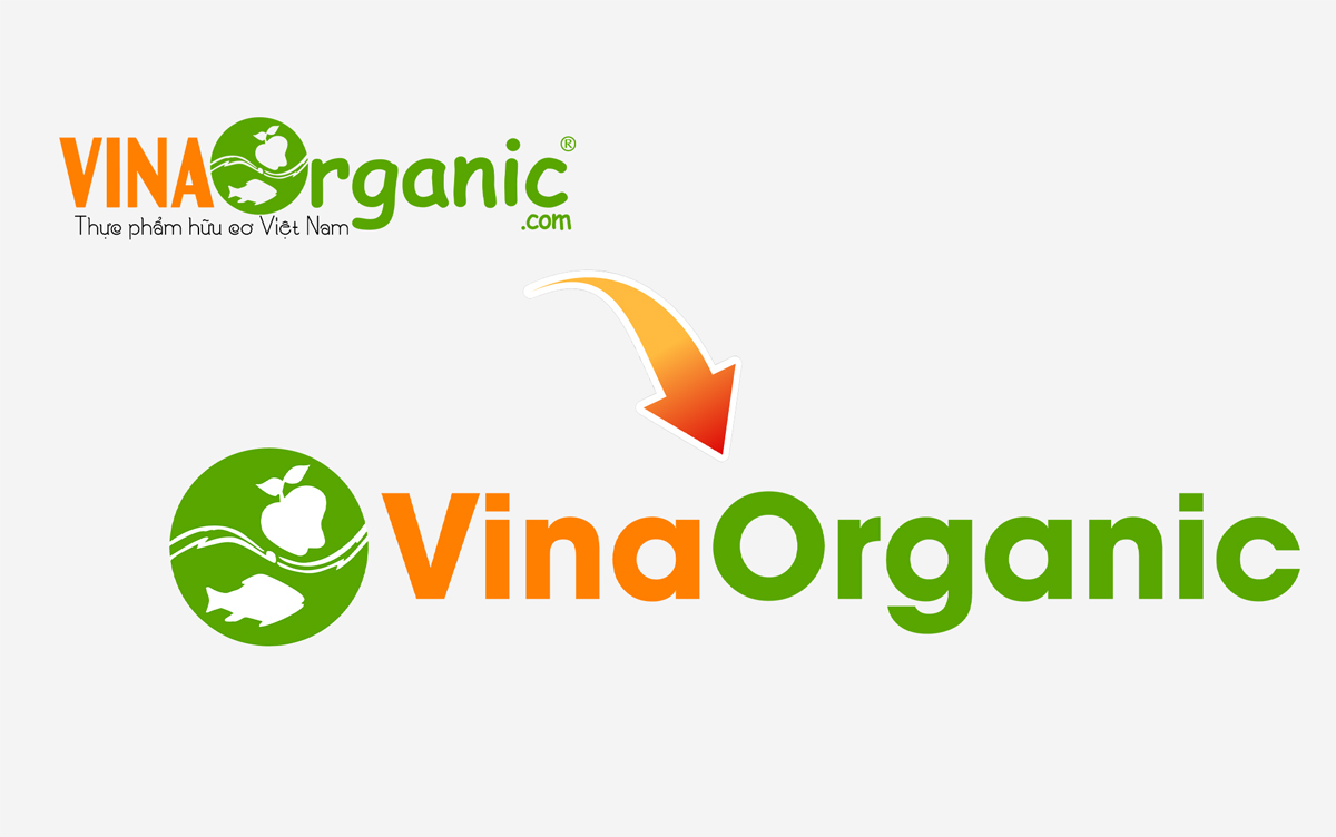 VinaOrganic thay đổi nhận diện thương hiệu