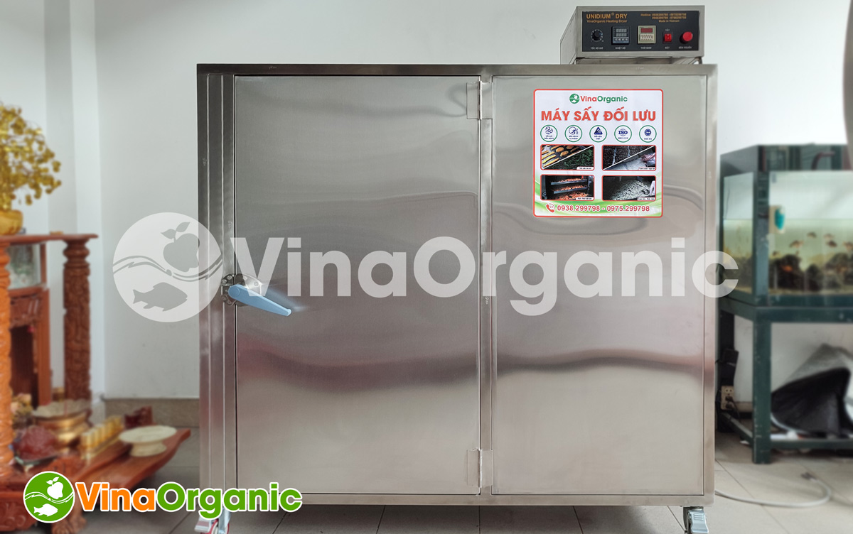 Máy sấy đối lưu 16 khay MS1646 của VinaOrganic, sấy được nhiều sản phẩm như: sấy khô gà, khô bò, hoa quả,... Hotline/Zalo 0938.299.798 - 0975.299.798