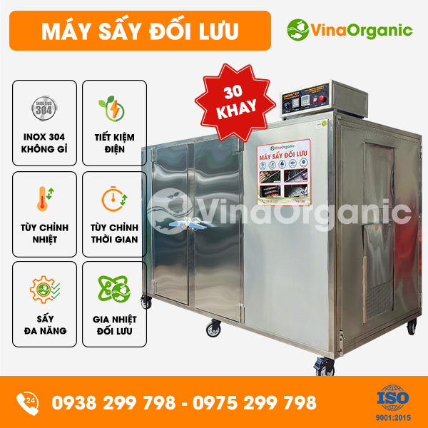 MS3051 - Máy sấy đối lưu 30 khay sấy nông sản, cơm cháy
