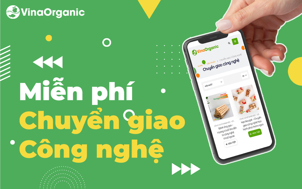 Black Friday - chương trình khuyến mãi siêu hấp dẫn từ VinaOrganic khi khách hàng mua máy thiết bị và chuyển giao công nghệ