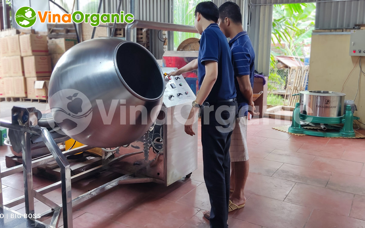 Khách hàng ở Vĩnh Phúc đã tìm đến VinaOrganic để được tư vấn và đã quyết định chọn mua dây chuyền Đậu phộng da cá để sản xuất ra thị trường