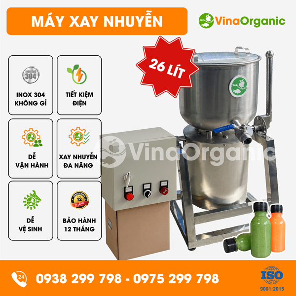 MXN026 - Máy xay nhuyễn 26L, xay muối ớt chấm hải sản