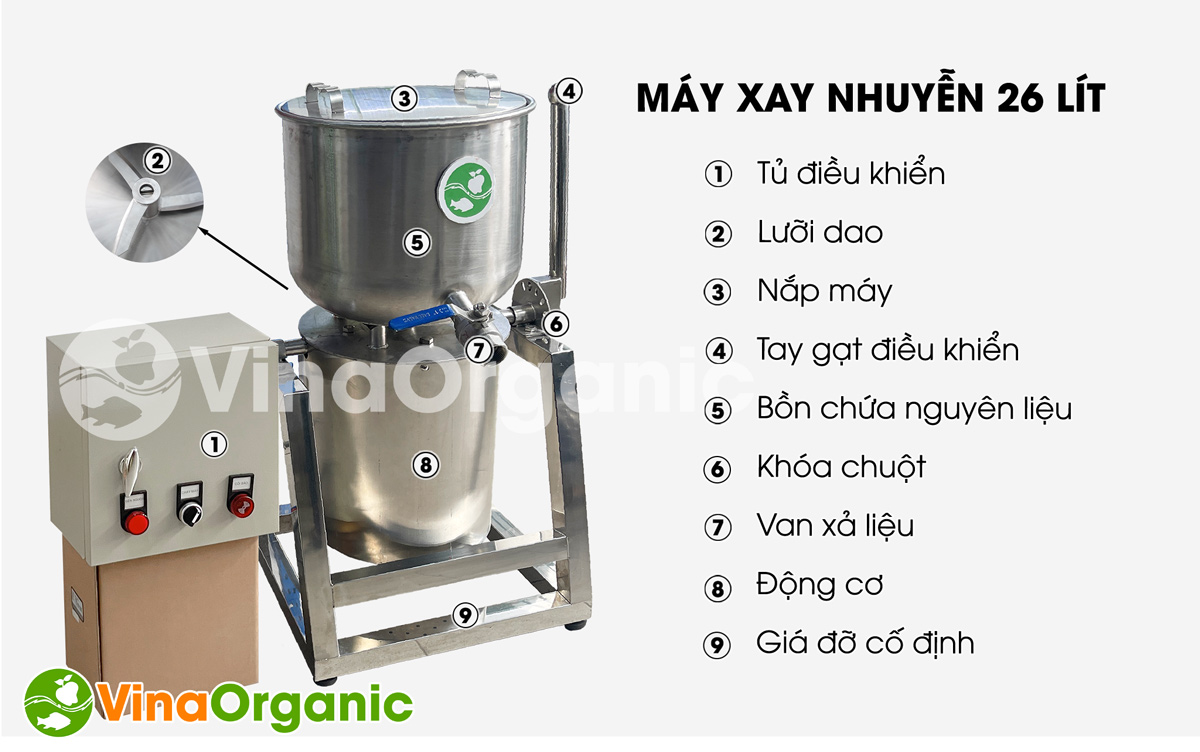 Xay siêu mịn, tiết kiệm diện tích, phù hợp nhiều loại nguyên liệu – trợ thủ đắc lực cho mọi cơ sở chế biến! Liên hệ ngay 0975299798