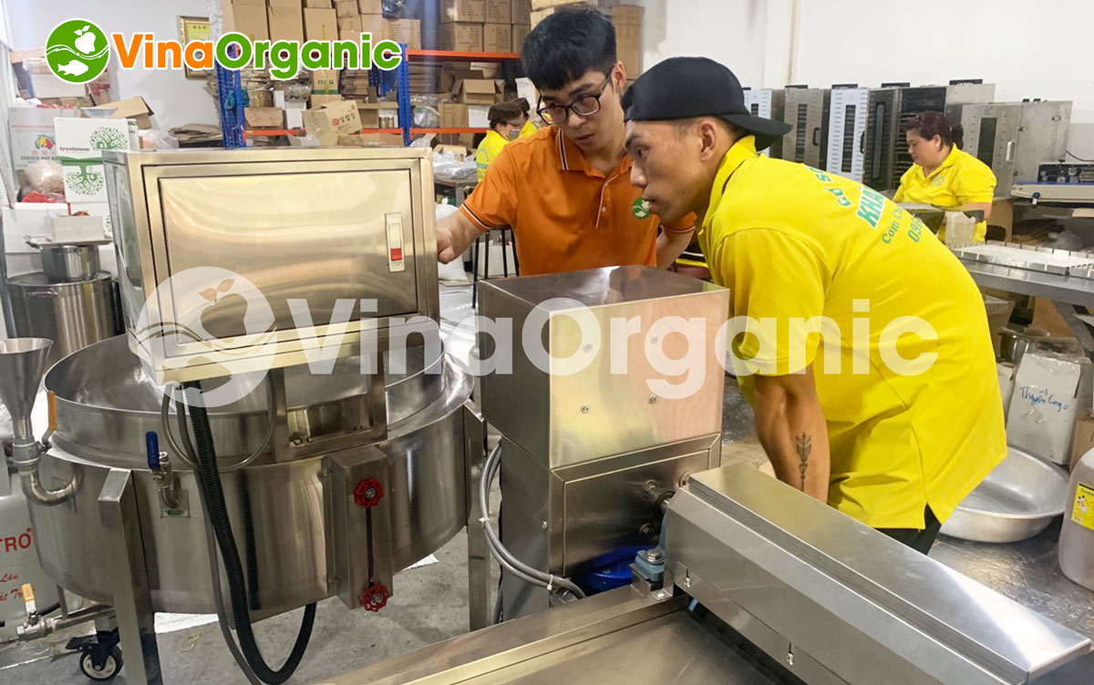 Dây chuyền "Bánh rong biển kẹp ngũ cốc" với tầm nhìn của VinaOrganic cho hiện tại và tương lai. Dự án bàn giao tại cơ sở khách hàng ở Tân Phú!