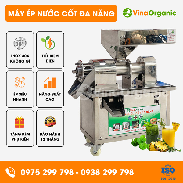 EDN001 - Máy ép nước cốt đa năng, ép rau củ, cốt dừa, cơm rượu