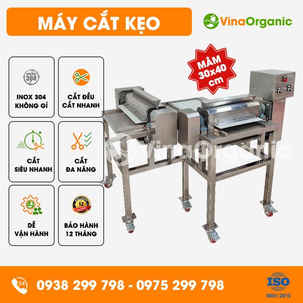 MCK34-11 - Máy cắt kẹo dẻo (mâm cắt 30x40cm) cắt nhanh, kẹo đẹp