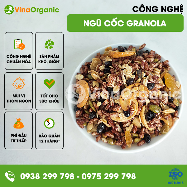 Chuyển giao Công nghệ Ngũ cốc Granola thơm ngon