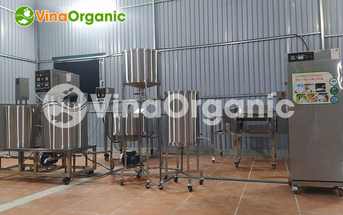 VinaOrganic chuyên cung cấp thiết bị và chuyển giao công nghệ sữa chua, sữa hạt, kẹo dẻo phù hợp mọi quy mô. LH/Zalo: 0938299798 - 0975299798.