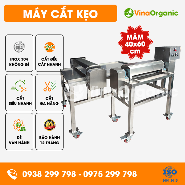 MCK46-11 - Máy cắt kẹo dẻo (mâm cắt 40x60cm) cắt nhanh, đa năng