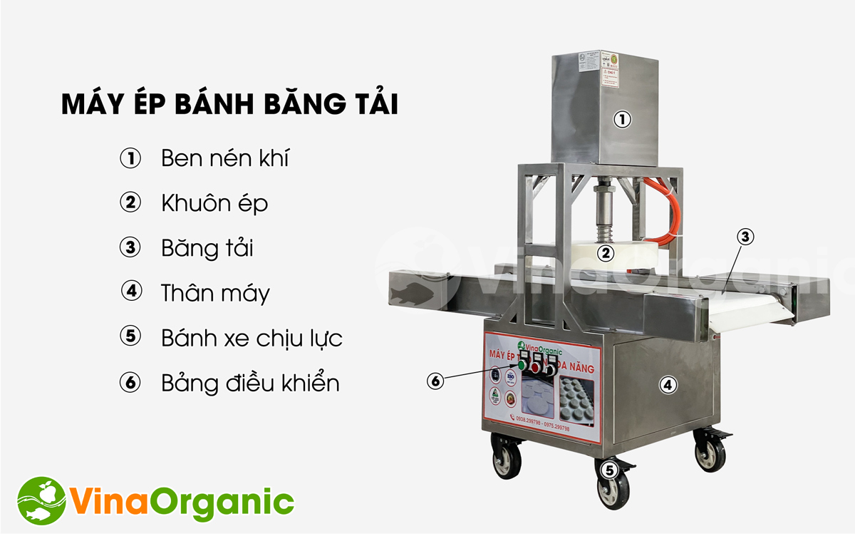 Máy ép bánh băng tải, full inox 304, máy làm đế bánh pizza, máy cán bột làm bánh. Liên hệ Hotline/zalo: 0938299798 - 0975299798