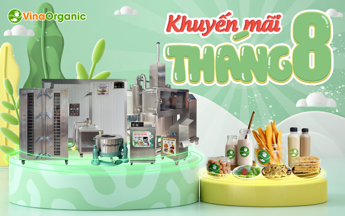 VinaOrganic khuyến mãi tháng 8, với rất nhiều ưu đãi đặc biệt dành tặng quý khách hàng. Liên hệ ngay hotline/zalo: 0938299798 - 0975299798 