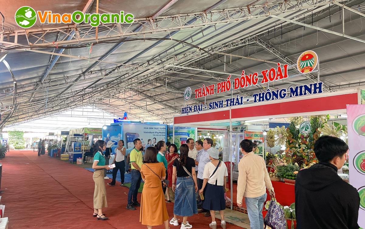 Tháng 6 vừa qua, VinaOrganic đã có cơ hội tham gia Hội chợ trái cây và hàng nông sản tỉnh Bình Phước lần thứ VI năm 2023