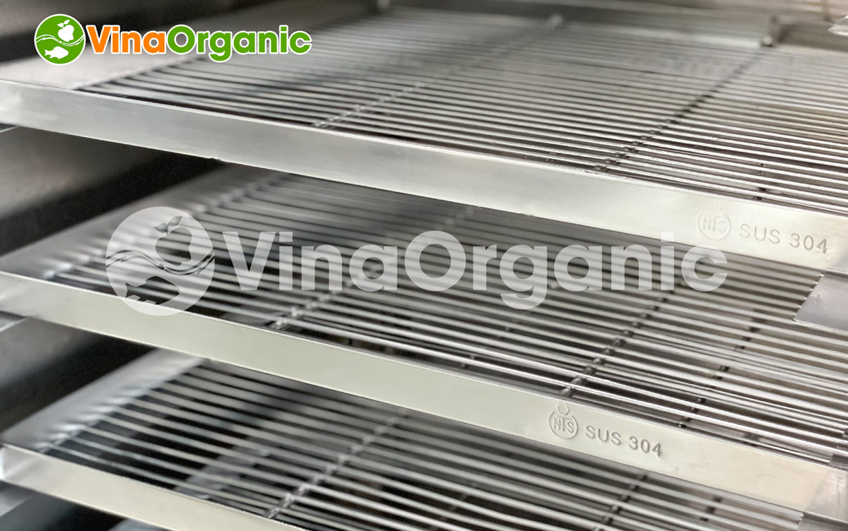 VG080 - Máy lên men tỏi đen 80 khay (40x40cm) VGarlic chất liệu inox 304, năng suất 240kg/mẻ. Hotline/Zalo: 0938299798 – 0975299798