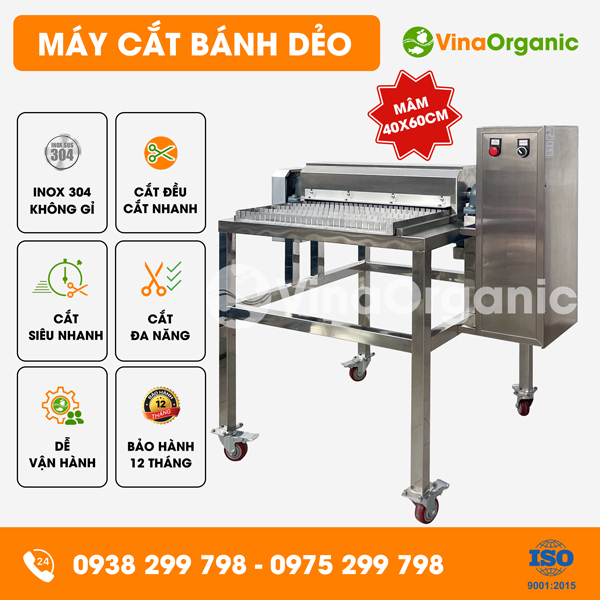 MCBD46 - Máy cắt bánh dẻo (mâm 40x60cm), cắt bánh dẻo đậu xanh