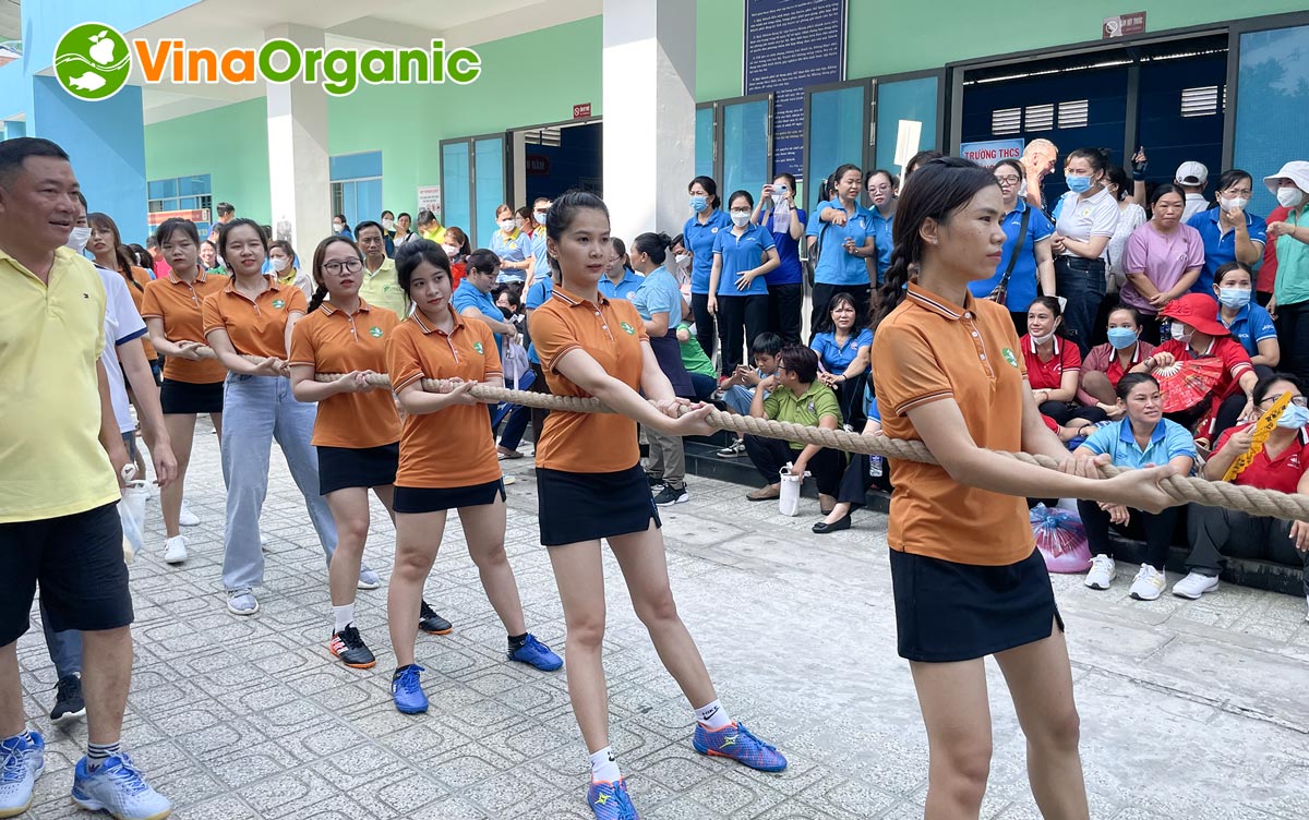 Tham gia hội thao - Nâng cao sức khỏe. Cùng VinaOrganic hưởng ứng ngày hội thể thao công nhân, viên chức, lao động quận Tân Phú 2023