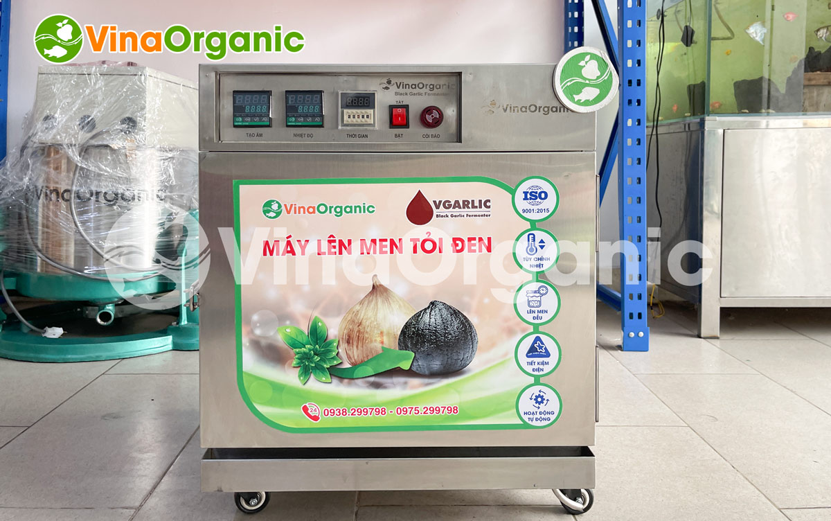 VG004 - Máy lên men tỏi đen 4 khay VGarlic nhỏ gọn, hiệu quả, vật liệu inox 304, tiết kiệm điện. Hotline/Zalo: 0938299798 – 0975299798