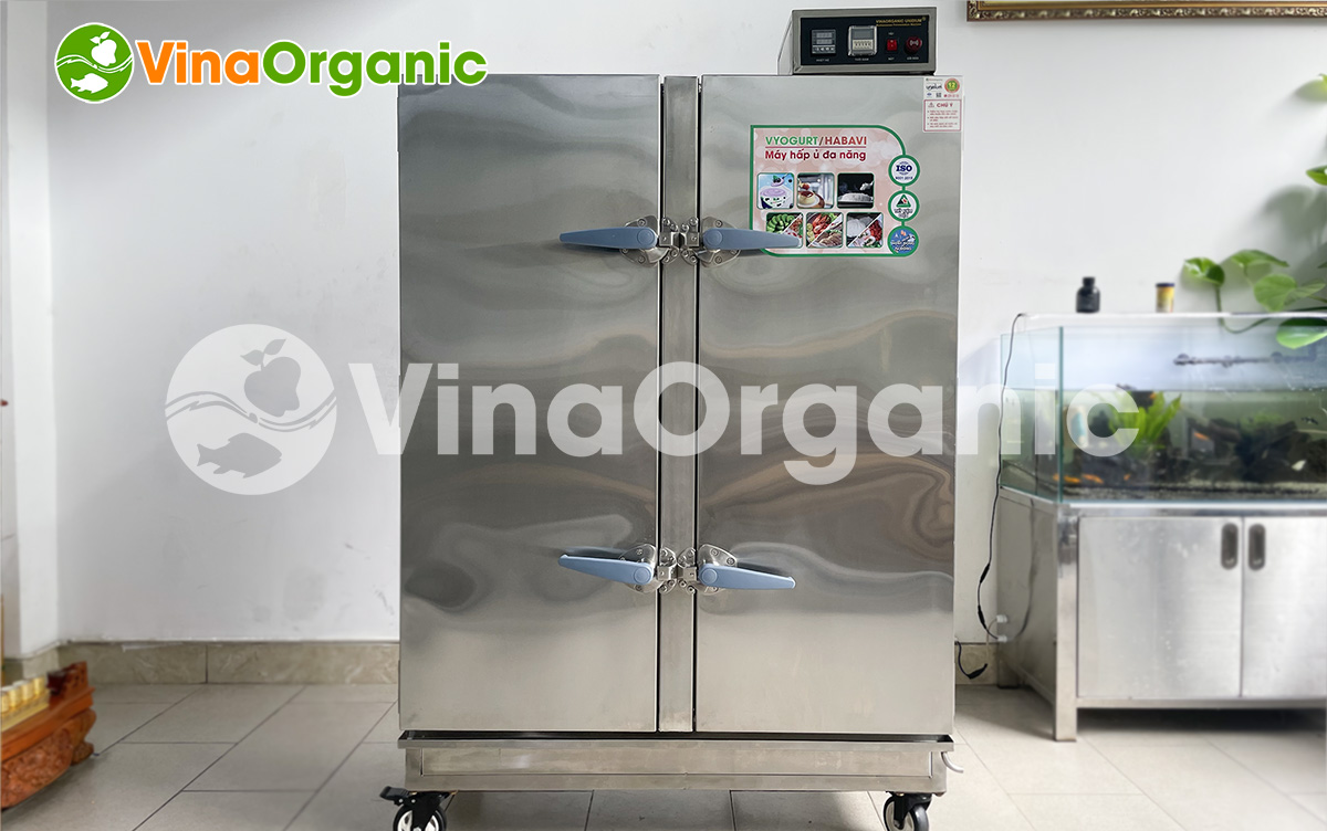 VY2044 - Máy ủ sữa chua 20 khay VYogurt, full inox 304, tiết kiệm điện, lên men đều, năng suất lớn 100L/mẻ. Hotline/Zalo: 0938299798 – 0975299798