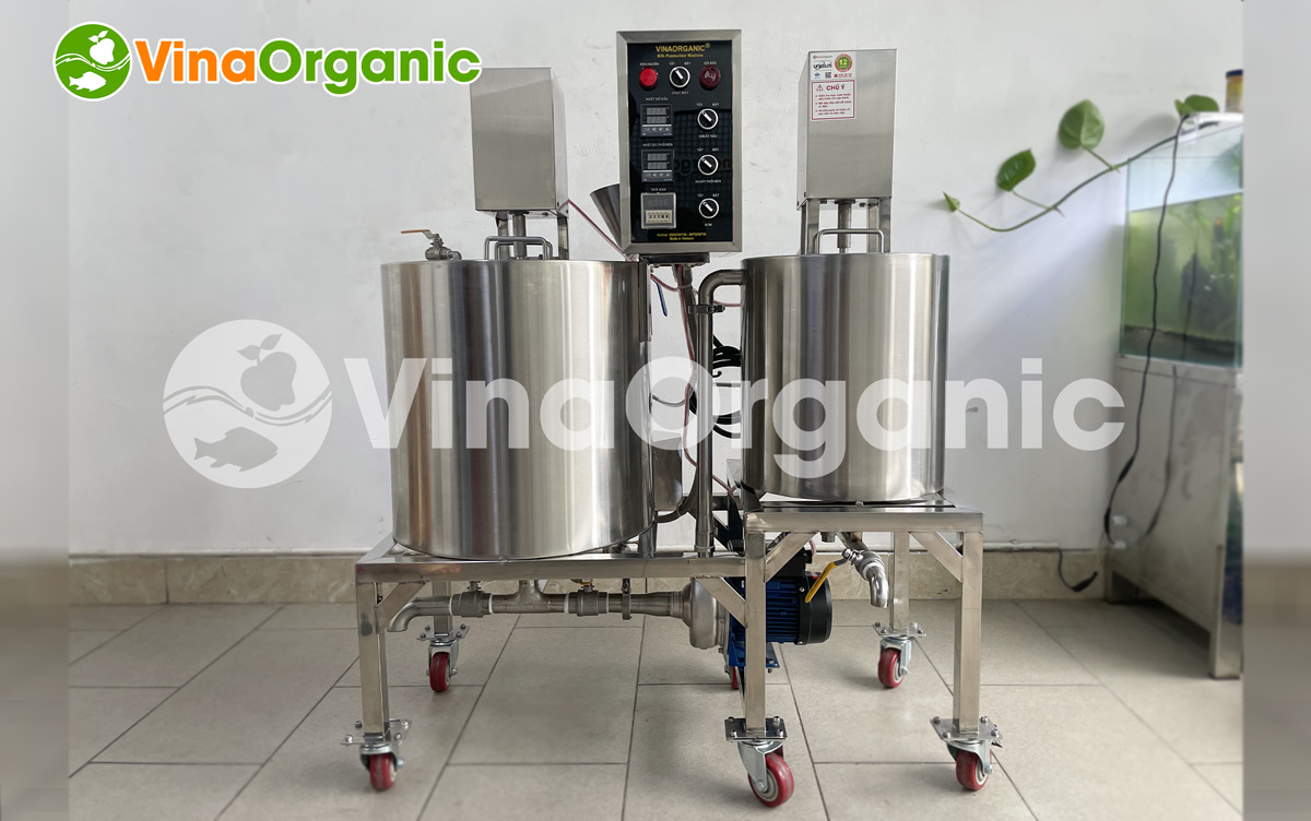 Máy nấu phối men sữa chua VYogurt 20L/mẻ VinaOrganic, Model VYM020, inox 304, hiệu quả sản xuất tốt. Liên hệ Hotline/Zalo 0938299798 – 0975299798.