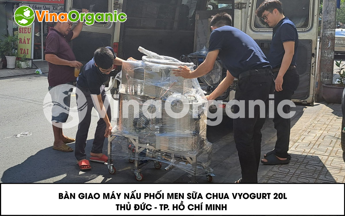 Máy nấu phối men sữa chua VYogurt 20L/mẻ VinaOrganic, Model VYM020, inox 304, hiệu quả sản xuất tốt. Liên hệ Hotline/Zalo 0938299798 – 0975299798.