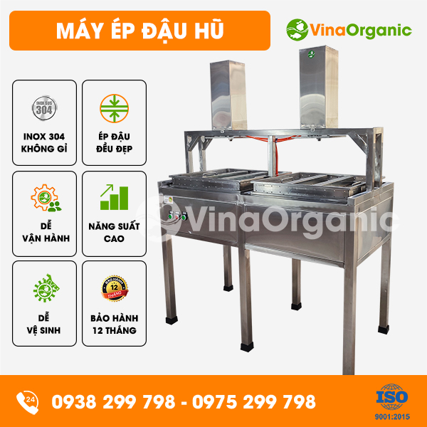ED050 - Máy ép đậu hũ, ép đậu phụ đều đẹp, năng suất cao