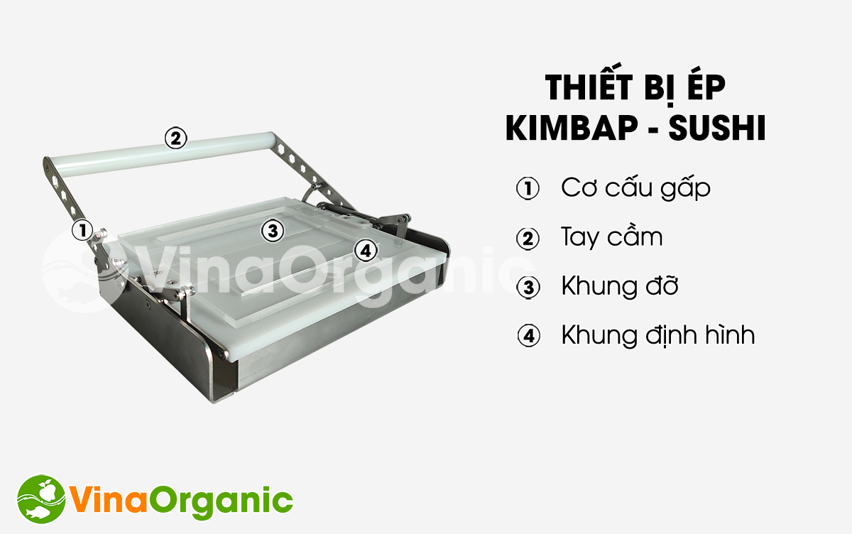 ESS25 - Thiết bị ép Kimbap, Sushi siêu năng suất, full inox 304, ép nhanh đều. Liên hệ ngay Hotline/Zalo: 0938299798 – 0975299798 để được tư vấn và báo giá!