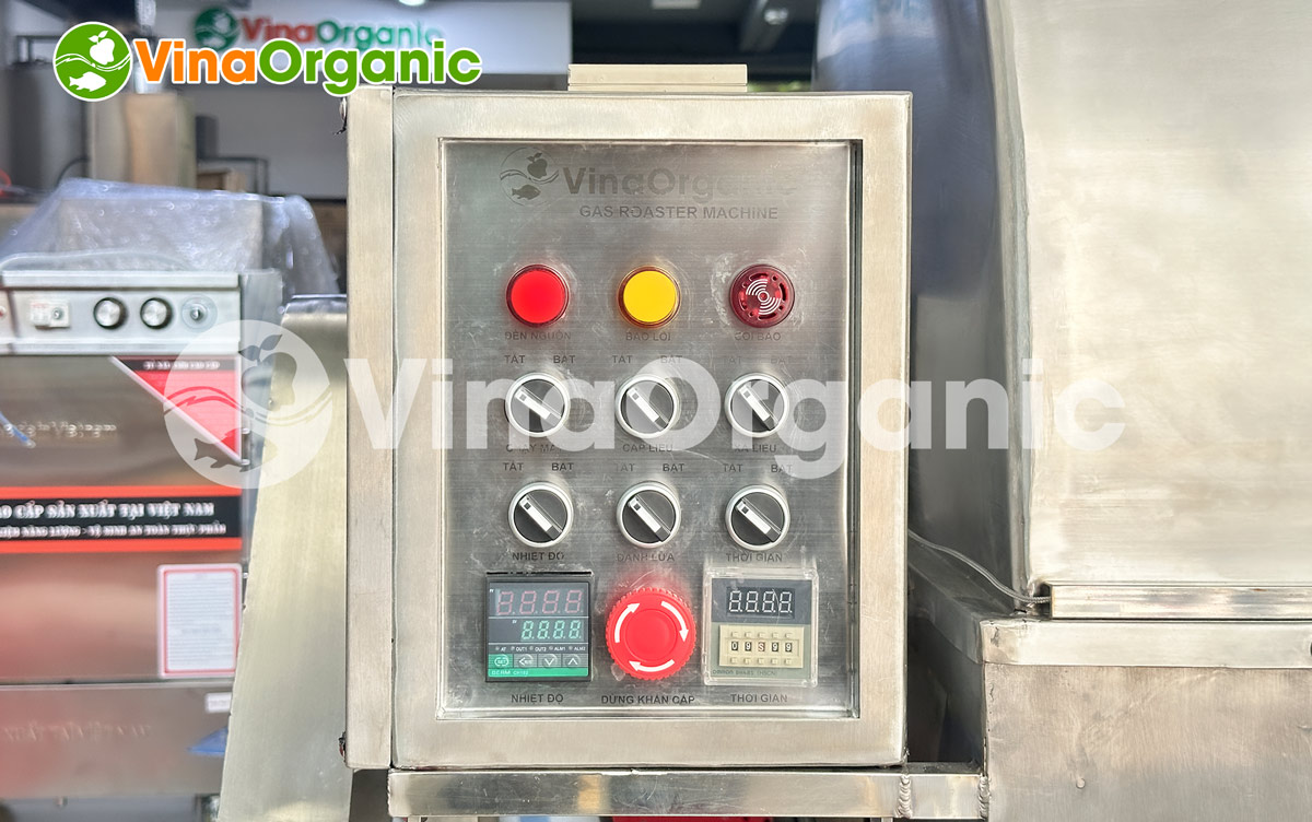 MRG060 - Máy rang nông sản dùng gas 60kg, rang hạt hướng dương, rang sâu canxi, dễ vận hành, bảo hành 12 tháng. LH Hotline/Zalo: 0975.299798 – 0938.299798