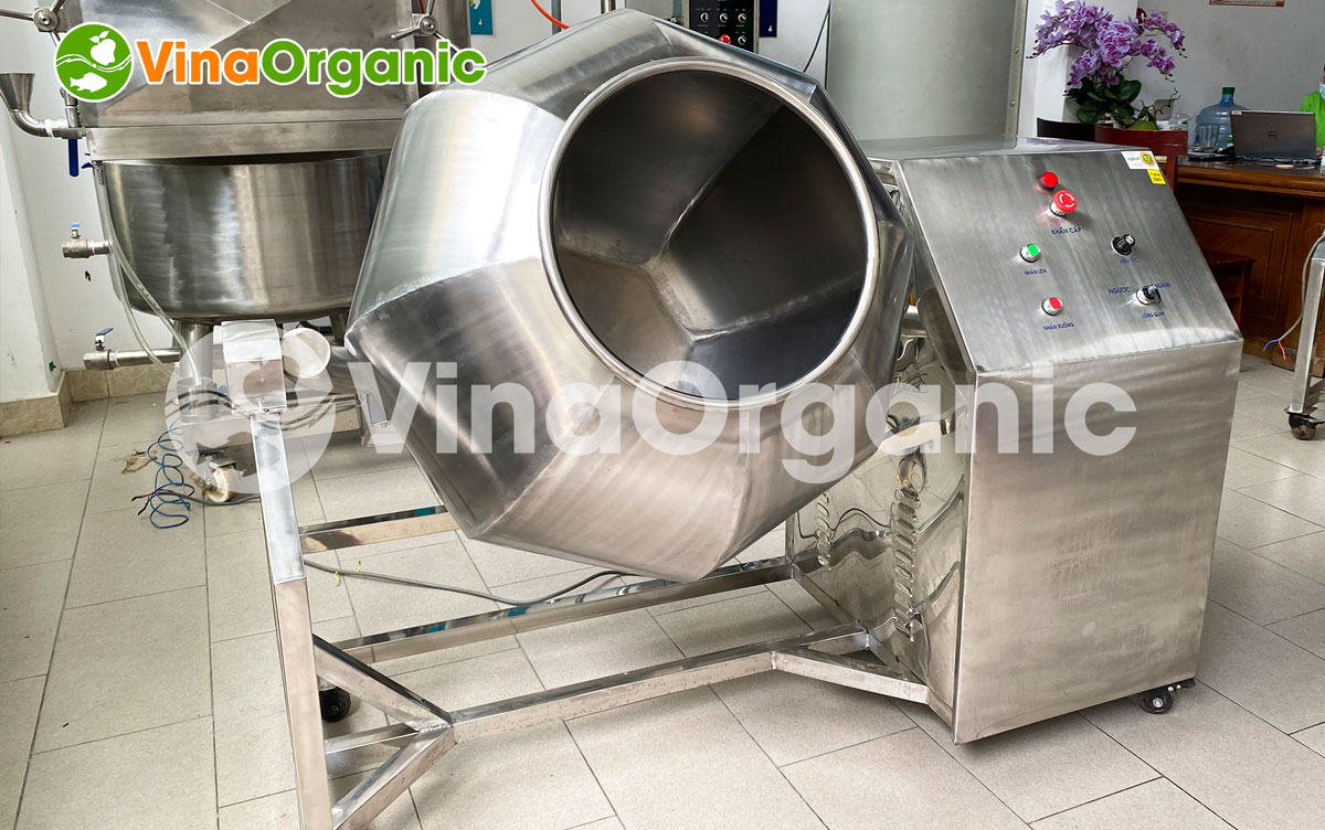 MVTK20 - Máy vê trộn dạng khía 20kg, vê đậu phộng da cá, vê đa năng, full Inox 304. Liên hệ ngay số Hotline/Zalo 0938299798 - 0975299798 để được tư vấn!