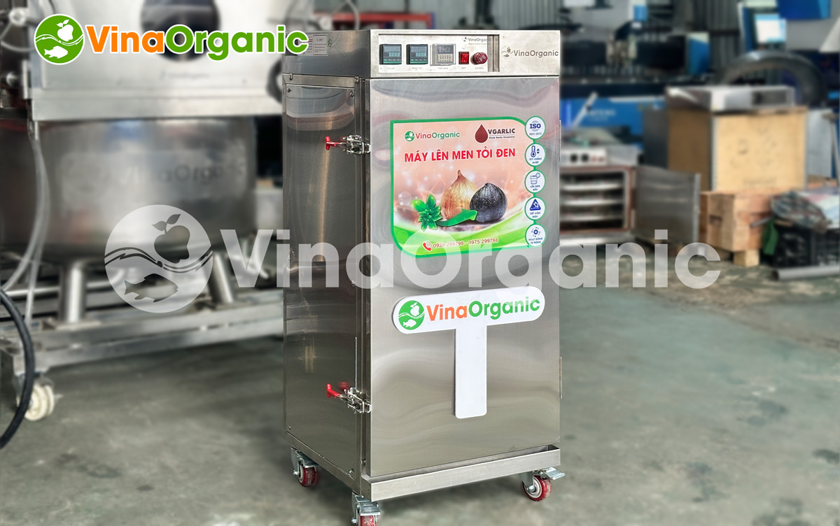 VG009 - Máy lên men tỏi đen 9 khay VGarlic nhỏ gọn, hiệu quả, vật liệu inox 304, tiết kiệm điện. Hotline/Zalo: 0938299798 – 0975299798