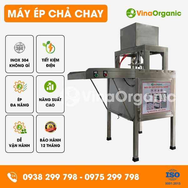 ECH050 - Máy ép chả chay, ép chả đều đẹp, năng suất cao
