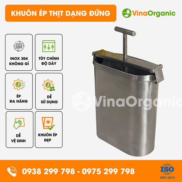 KET-D - Khuôn ép thịt dạng đứng, tùy chỉnh độ dày mỏng